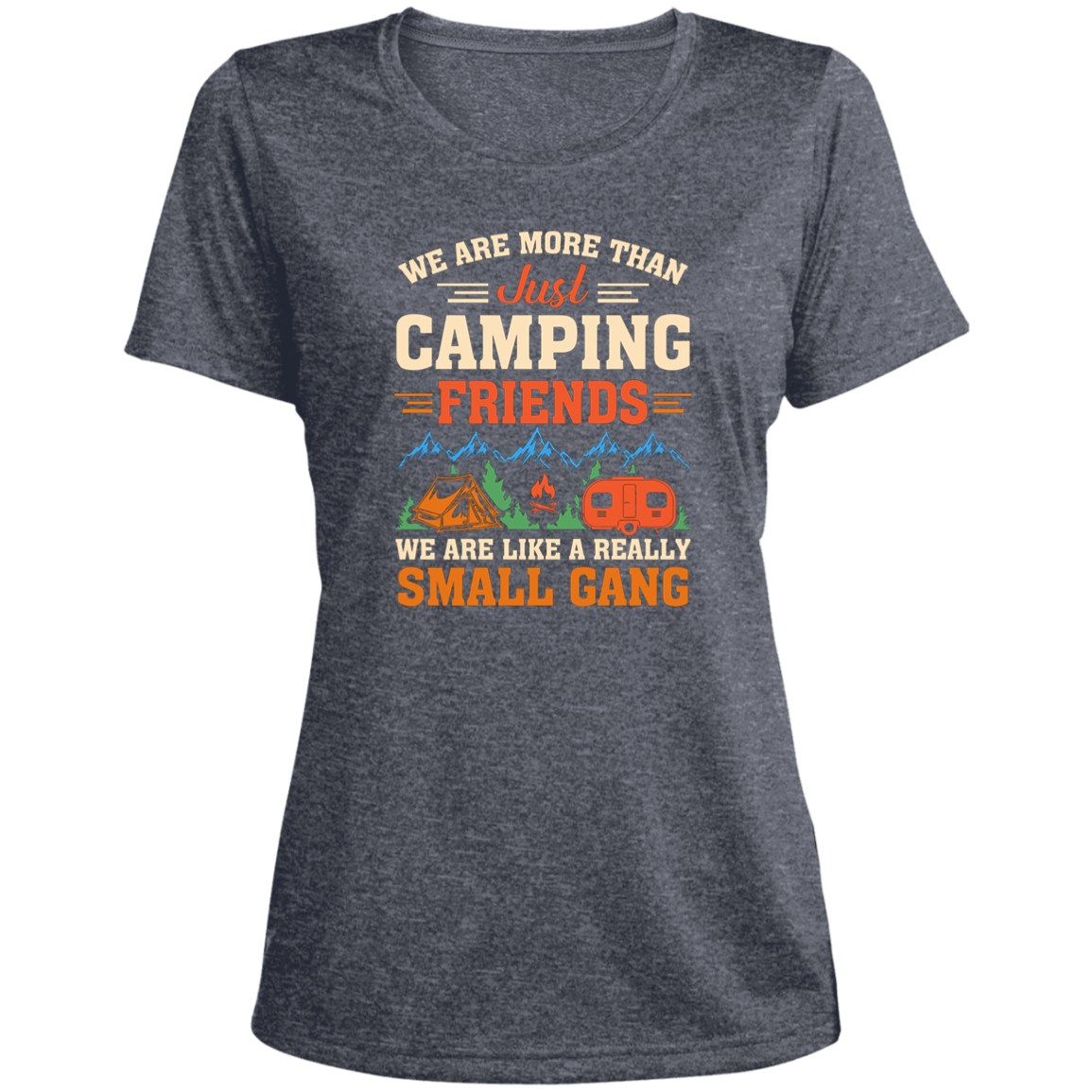Untitled design Ladies' Heather Scoop Neck Performance Tee_Camping Gang