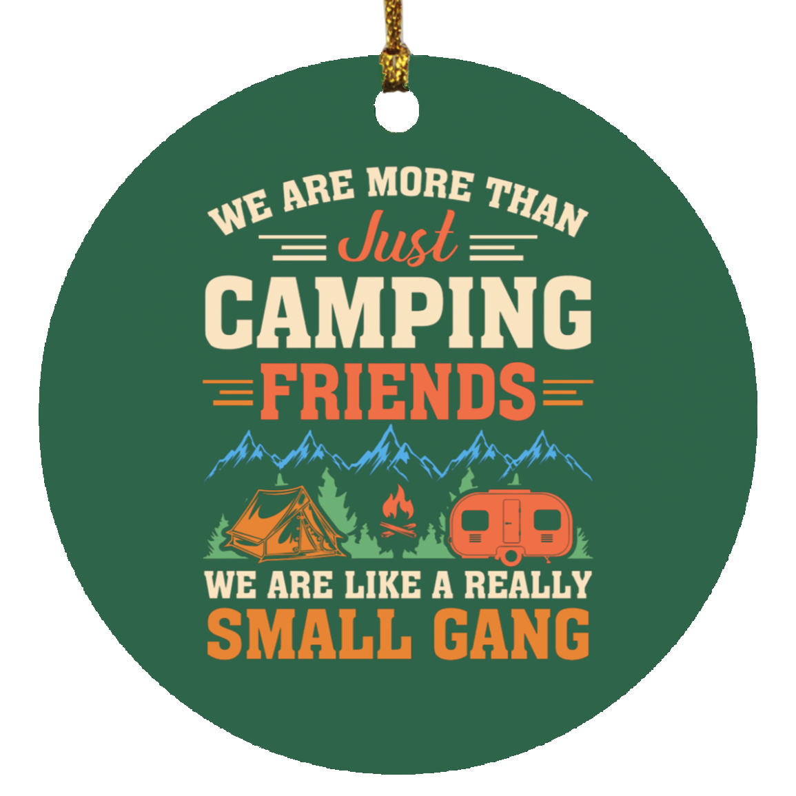 Untitled design Camping Circle Ornament