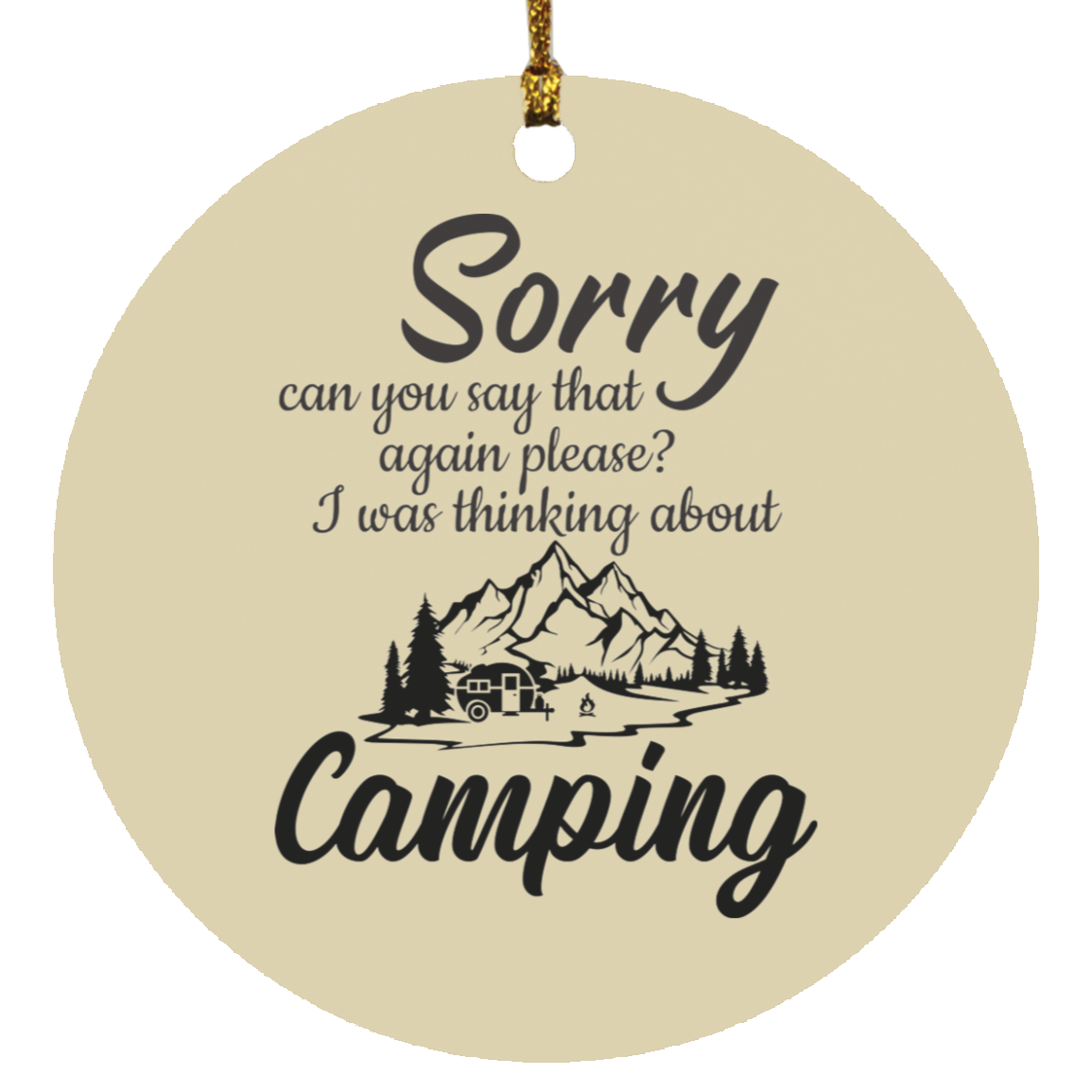 Personalized Circle Ornament