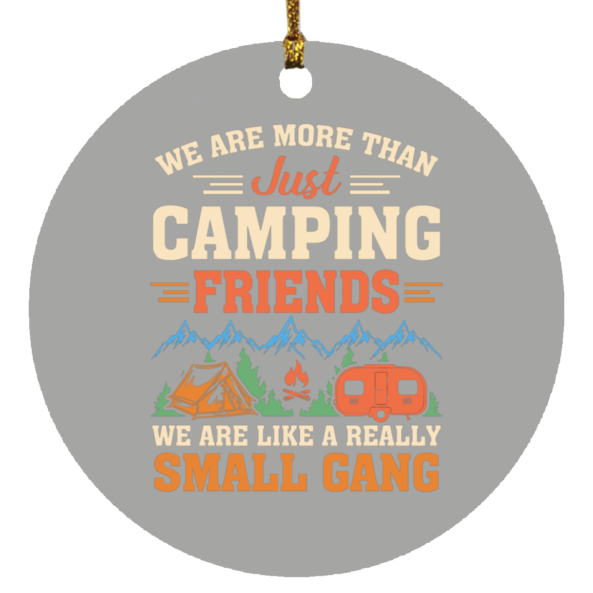 Untitled design Camping Circle Ornament