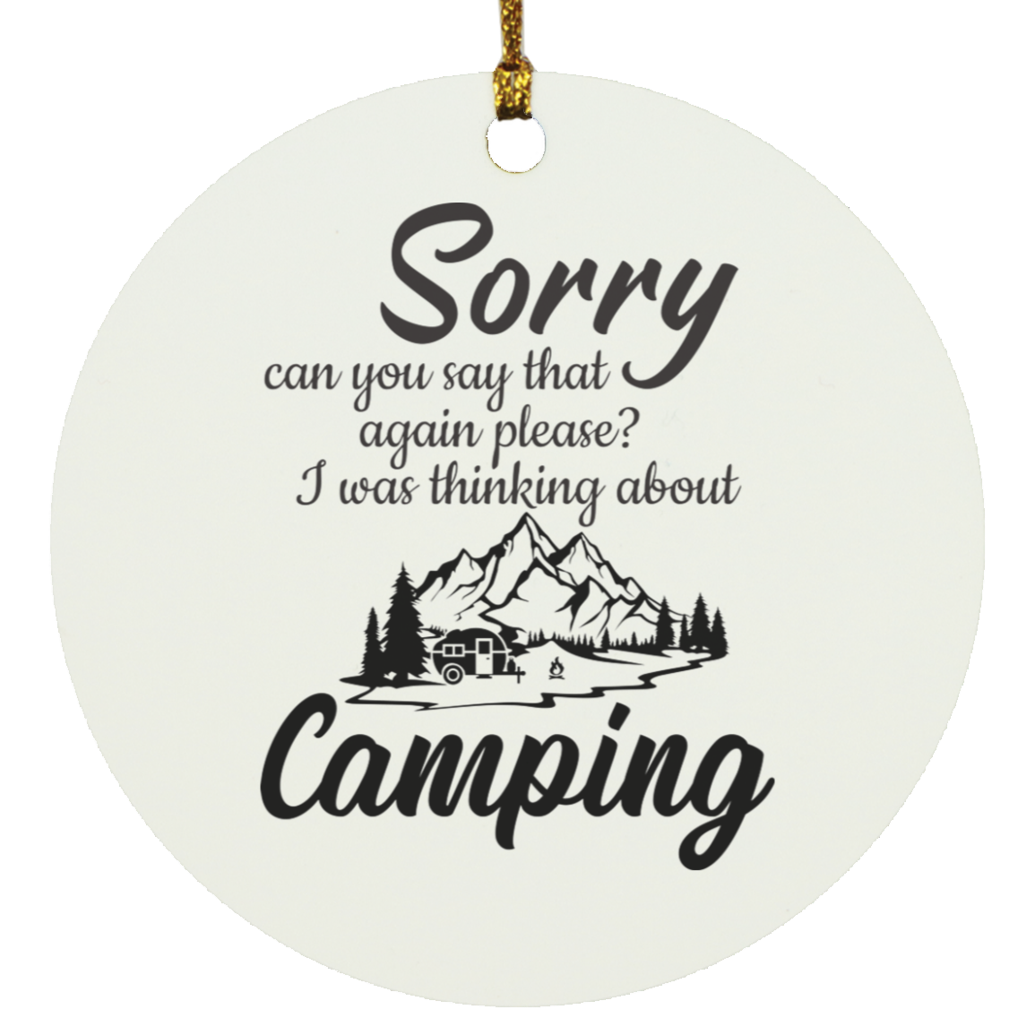 Personalized Circle Ornament