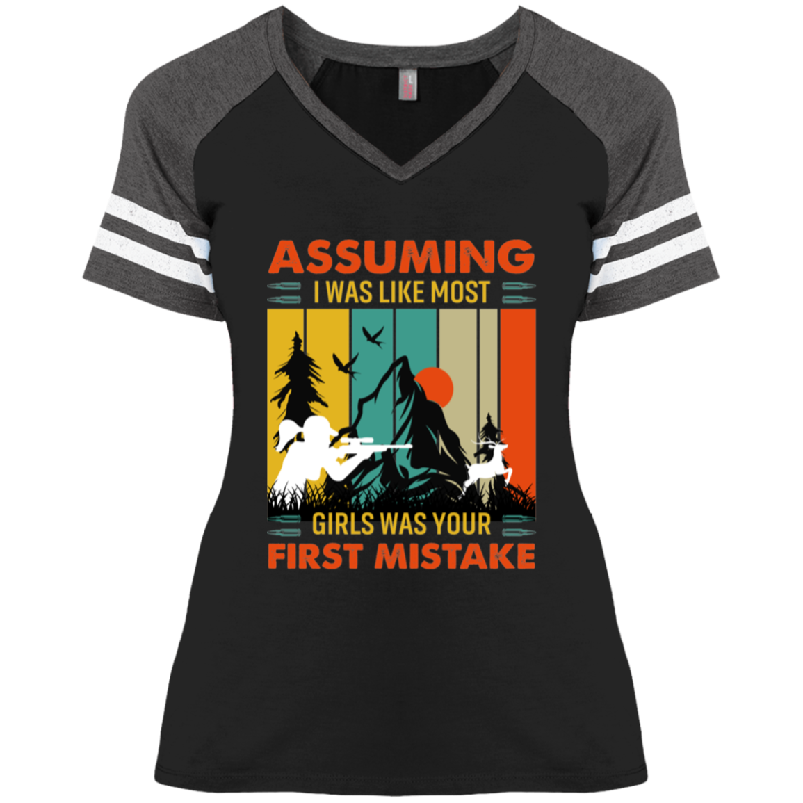 Ladies' Game V-Neck T-Shirt_