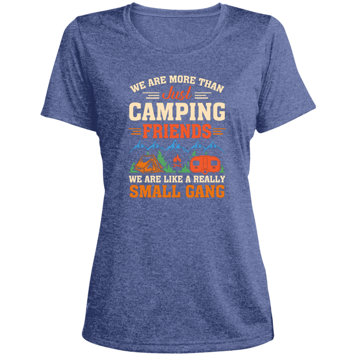 Untitled design Ladies' Heather Scoop Neck Performance Tee_Camping Gang