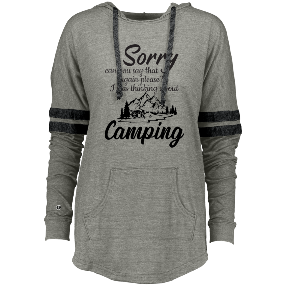 Ladies Hooded Low Key Pullover