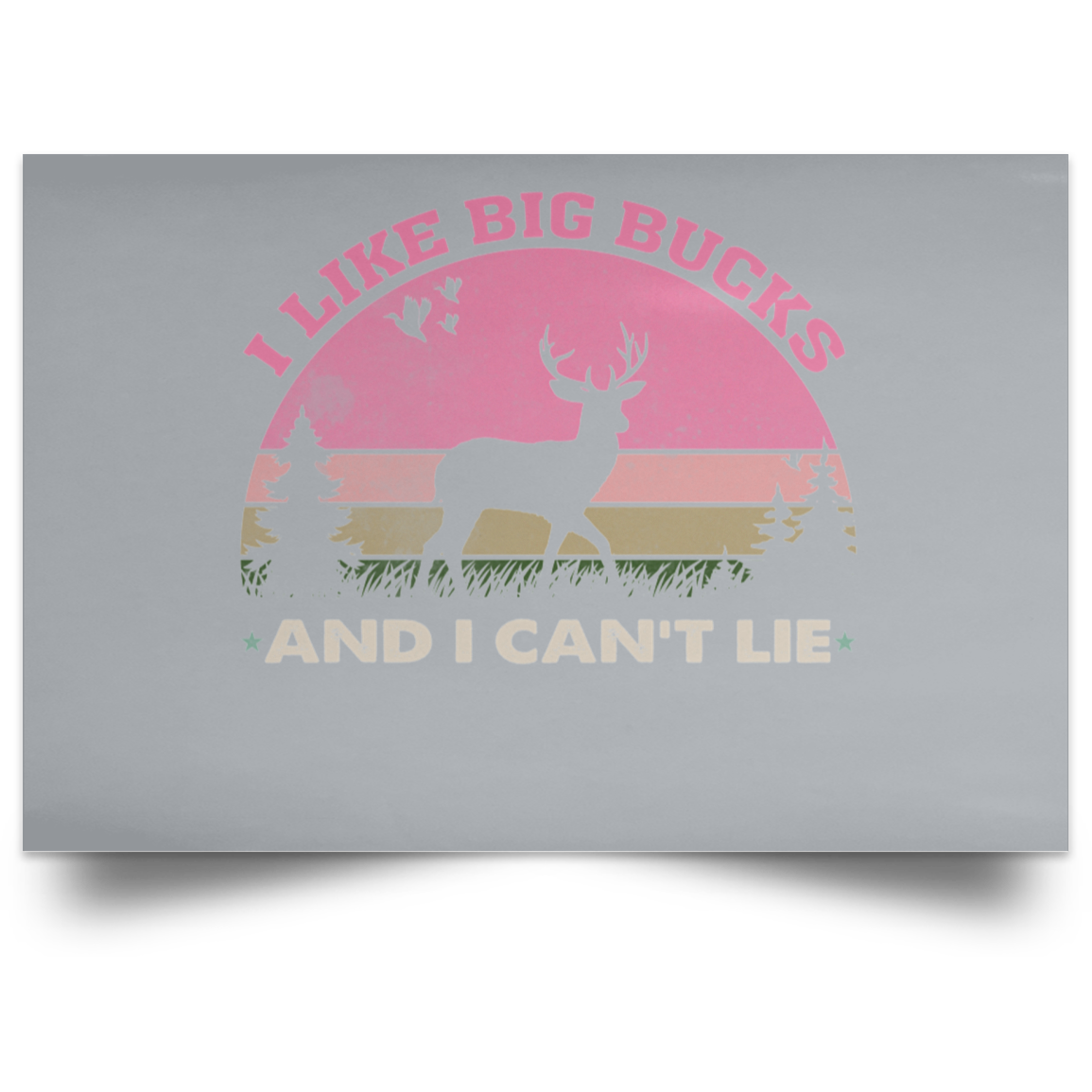 Satin Landscape Poster