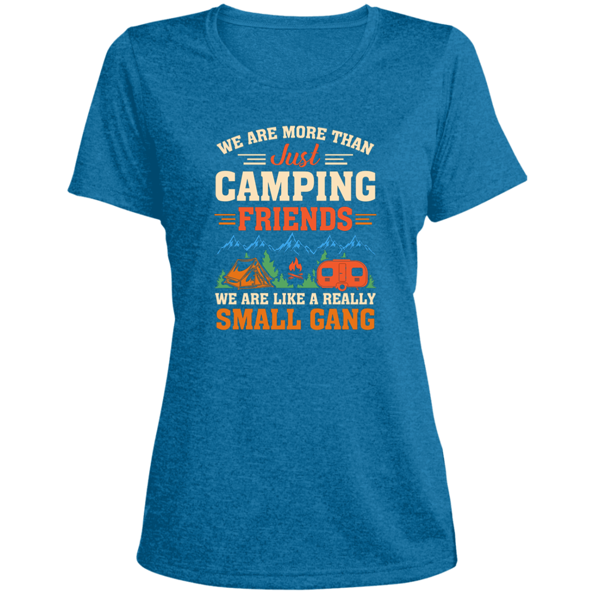 Untitled design Ladies' Heather Scoop Neck Performance Tee_Camping Gang