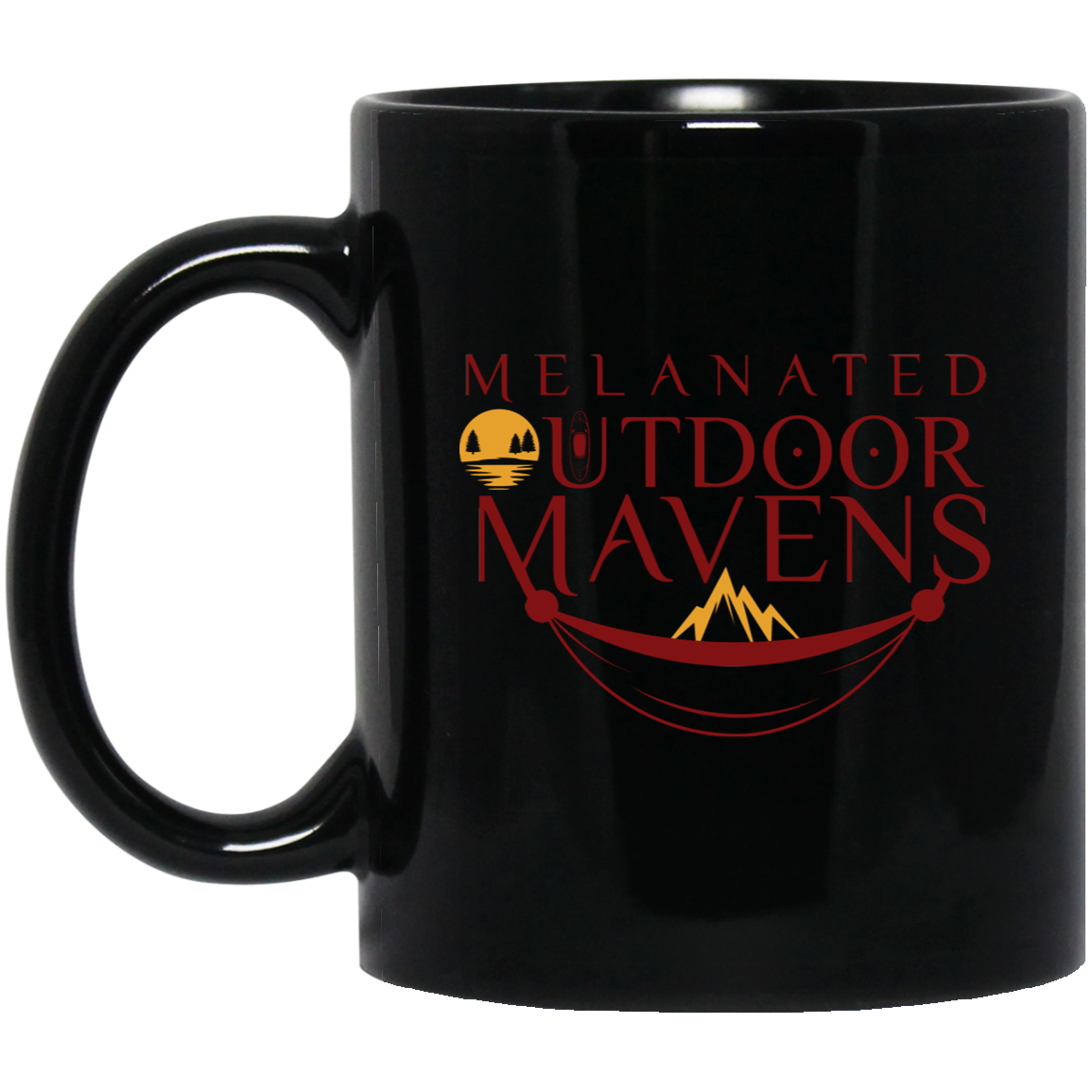 Logo transparent 11oz Black Mug