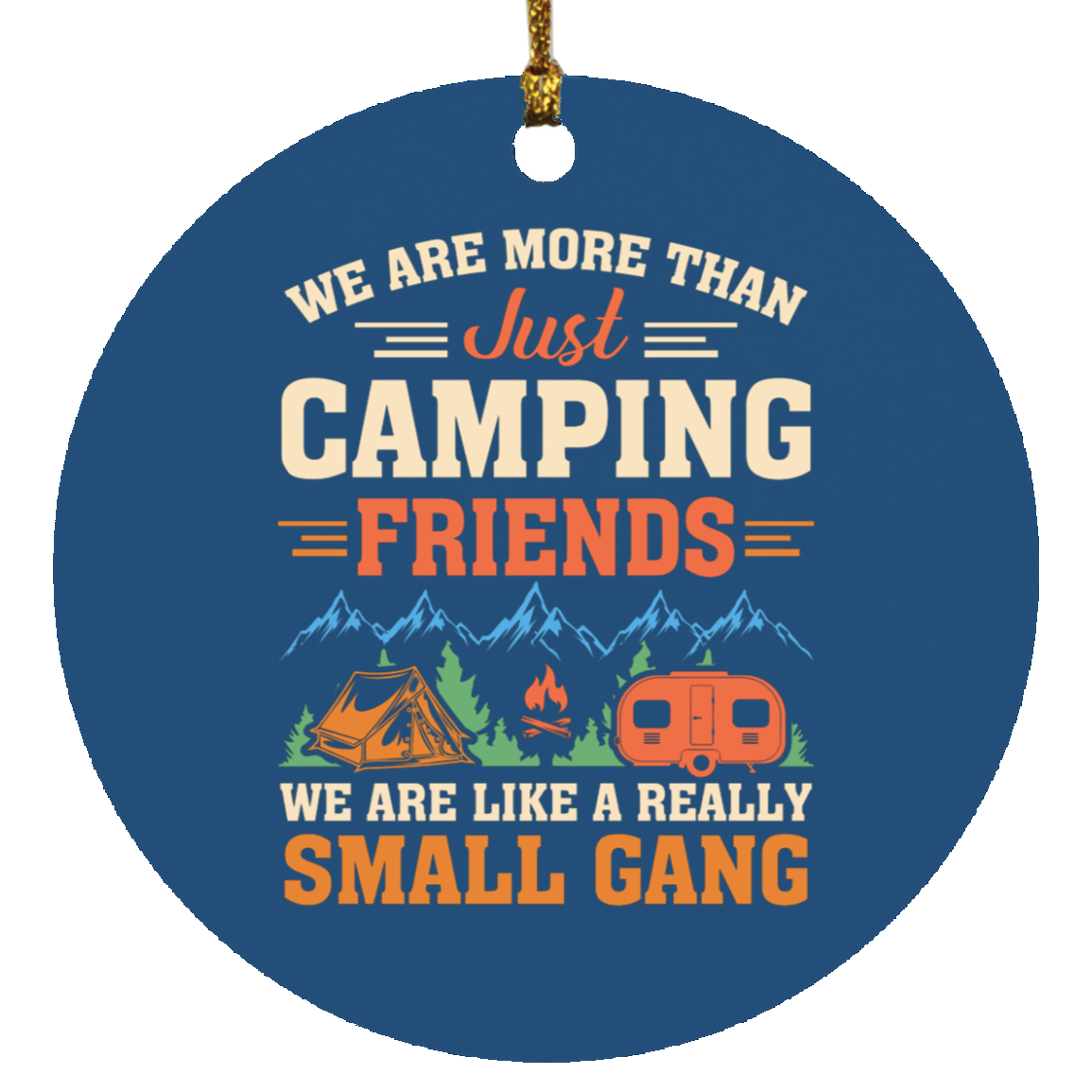 Untitled design Camping Circle Ornament