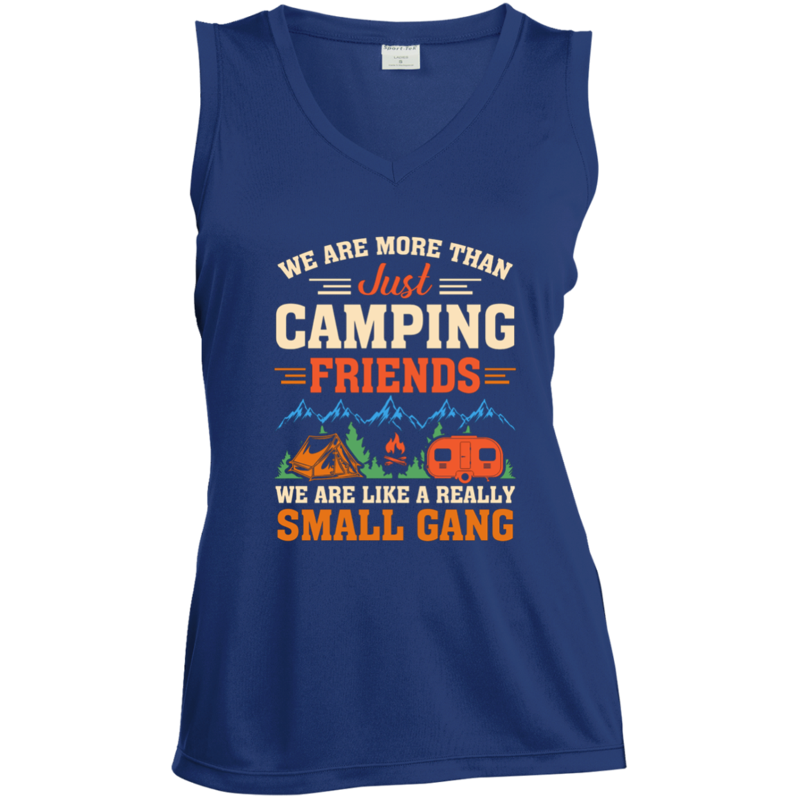 Untitled design Ladies' Sleeveless V-Neck Performance Tee_camping