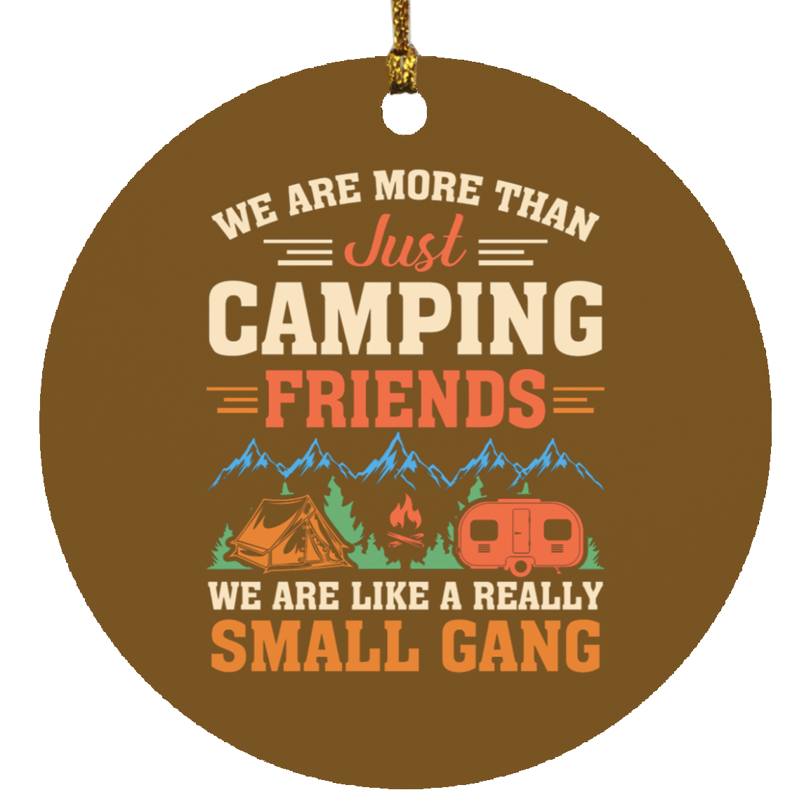 Untitled design Camping Circle Ornament