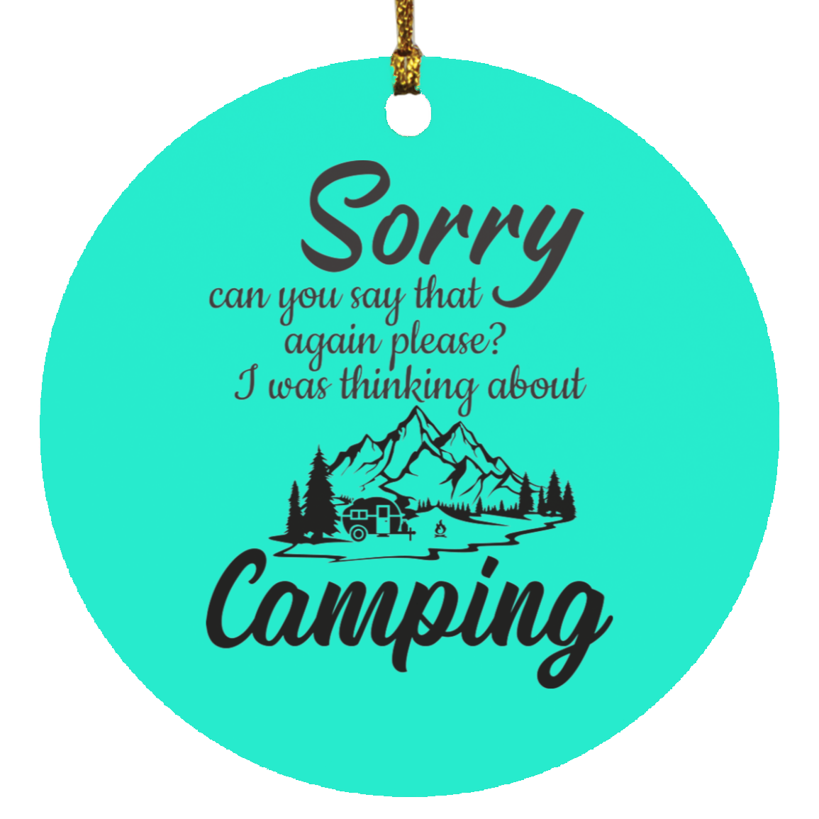 Personalized Circle Ornament