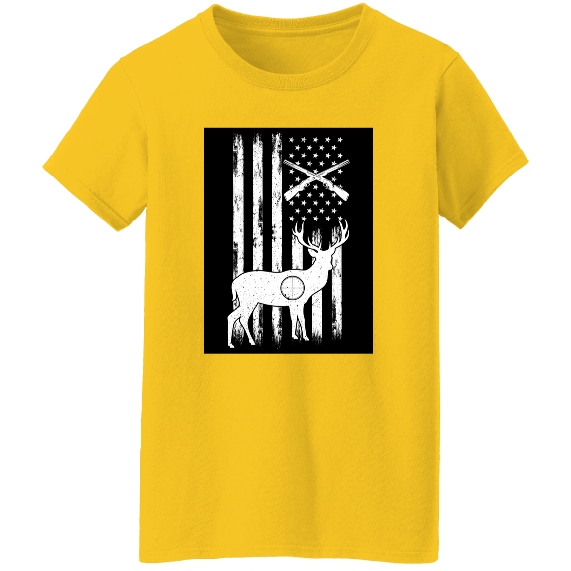 Soft Ladies' T-Shirt with Hunting Theme