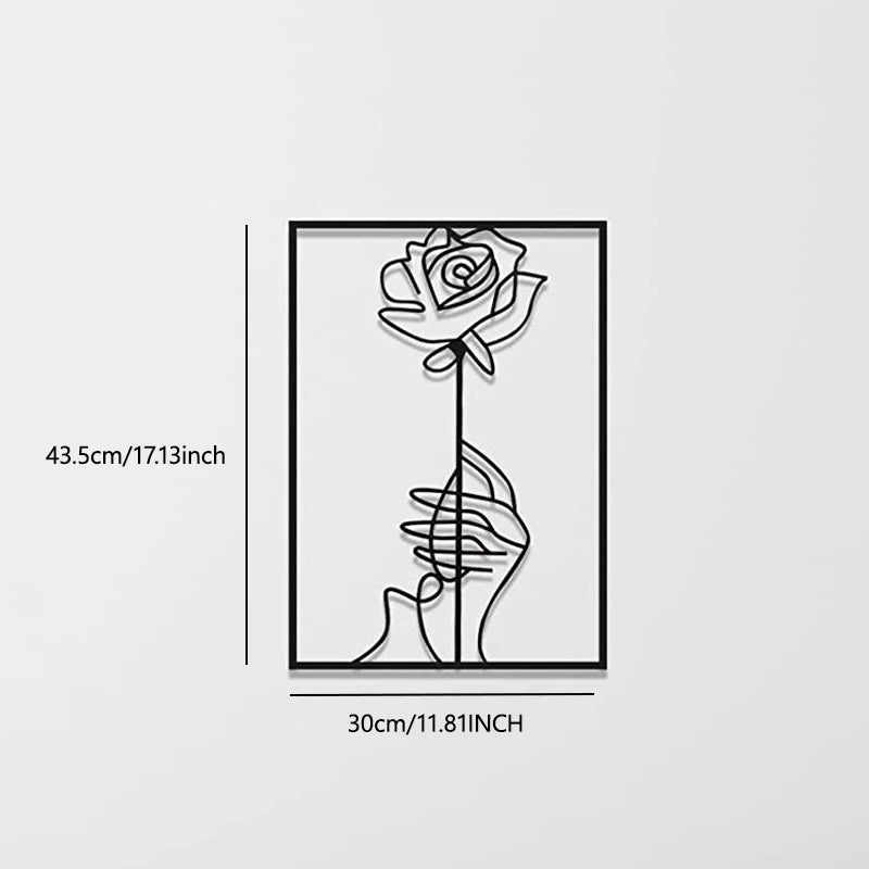 Abstract Woman Silhouette - Home Wall Decor