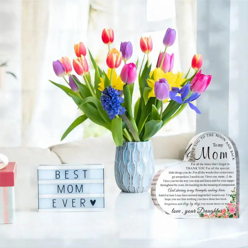 Heart Acrylic Keepsake - Gift for Mom