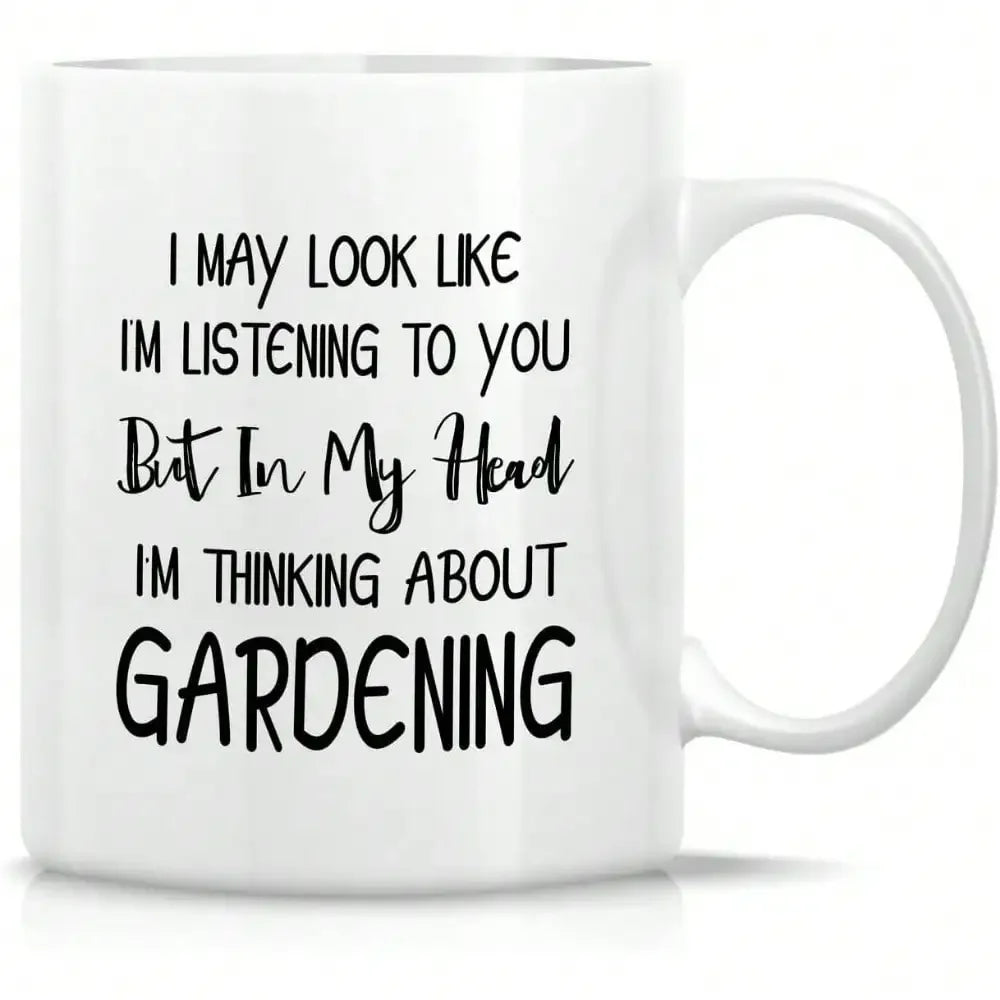 Funny White Ceramic Coffee Mug - 11oz Gift for Friends & Family