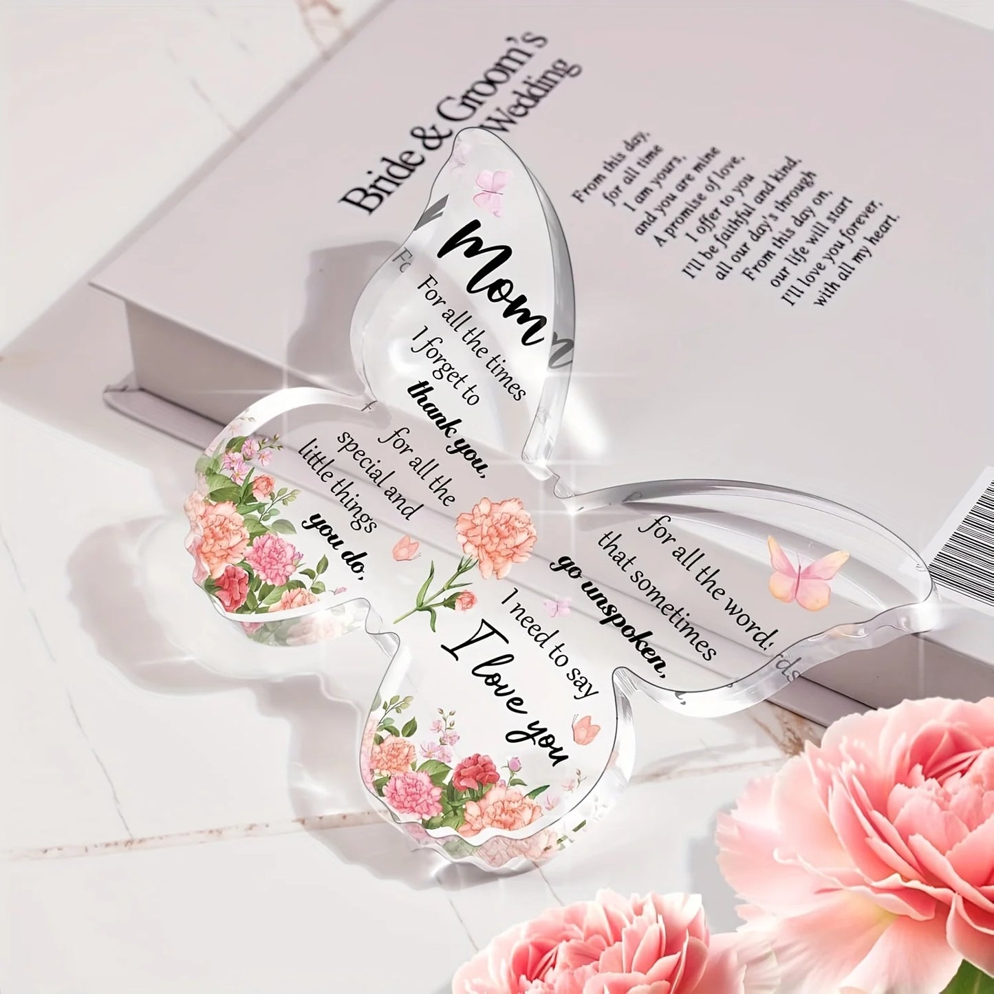 Butterfly Acrylic Decoration - Gift for Mom