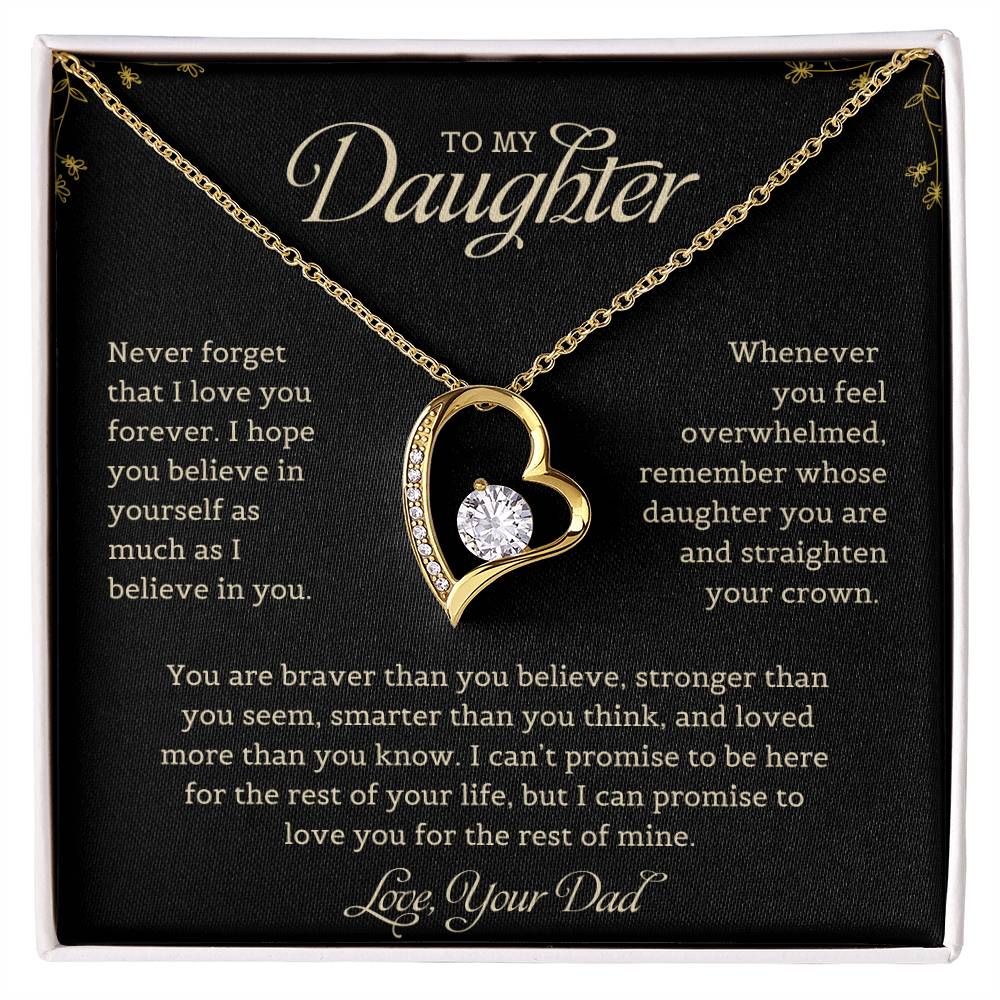 To My Daughter | Forever Love Necklace