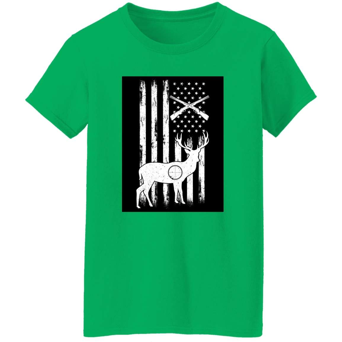 Soft Ladies' T-Shirt with Hunting Theme