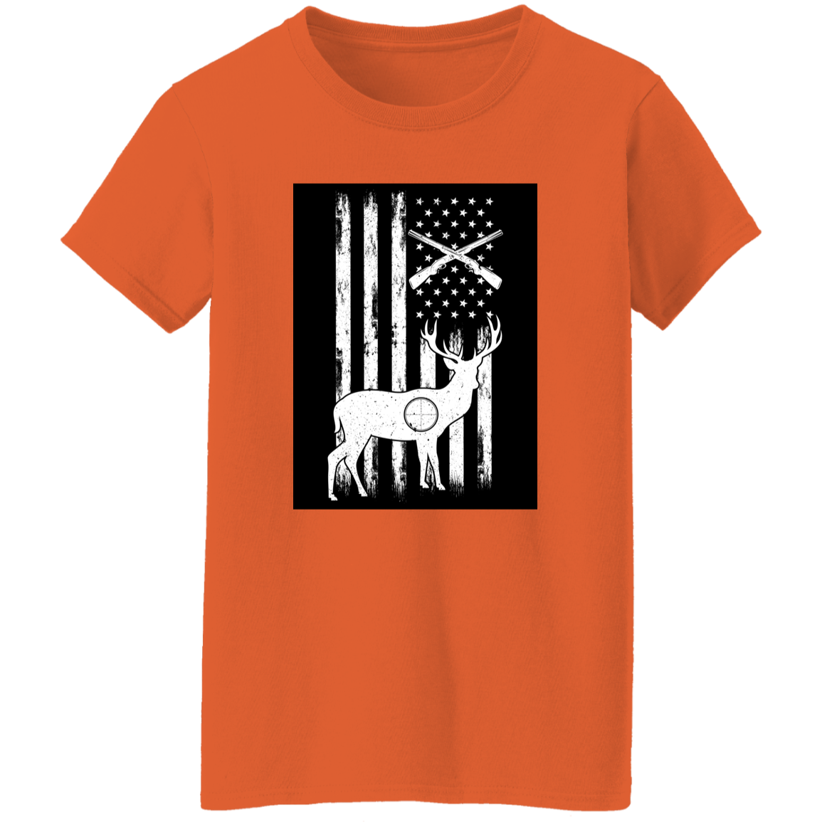 Soft Ladies' T-Shirt with Hunting Theme