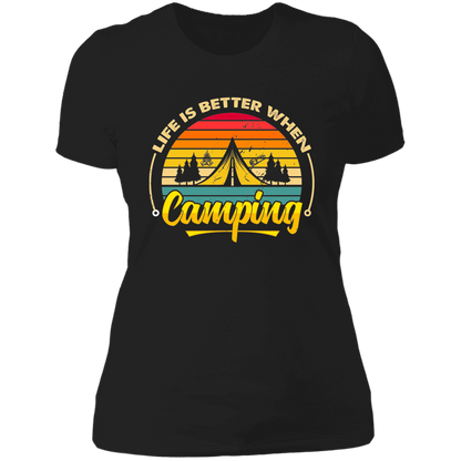 Ladies' Boyfriend T-Shirt_camping