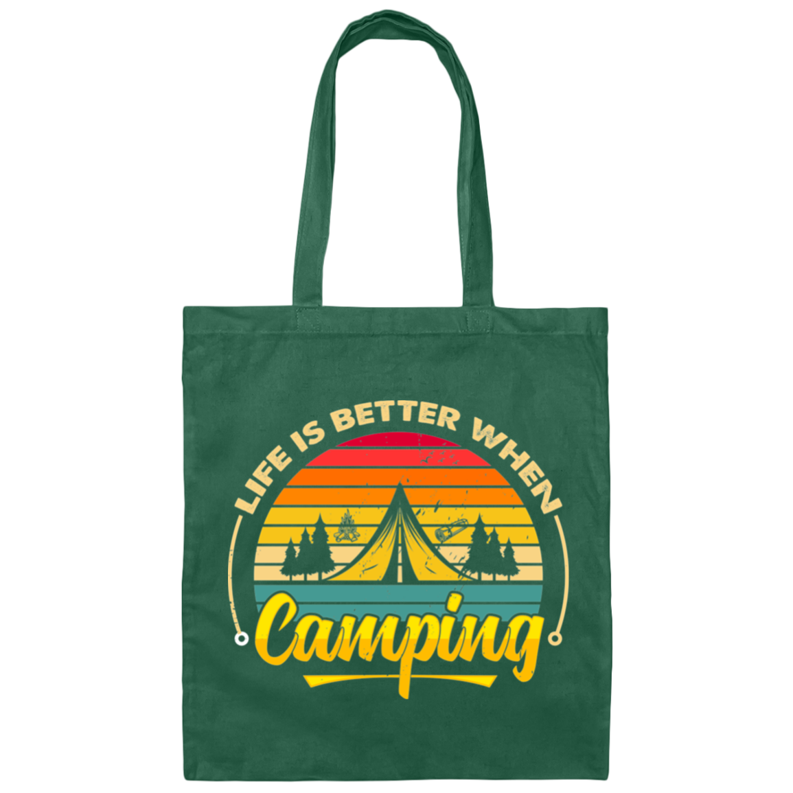 Canvas Tote Bag_camping