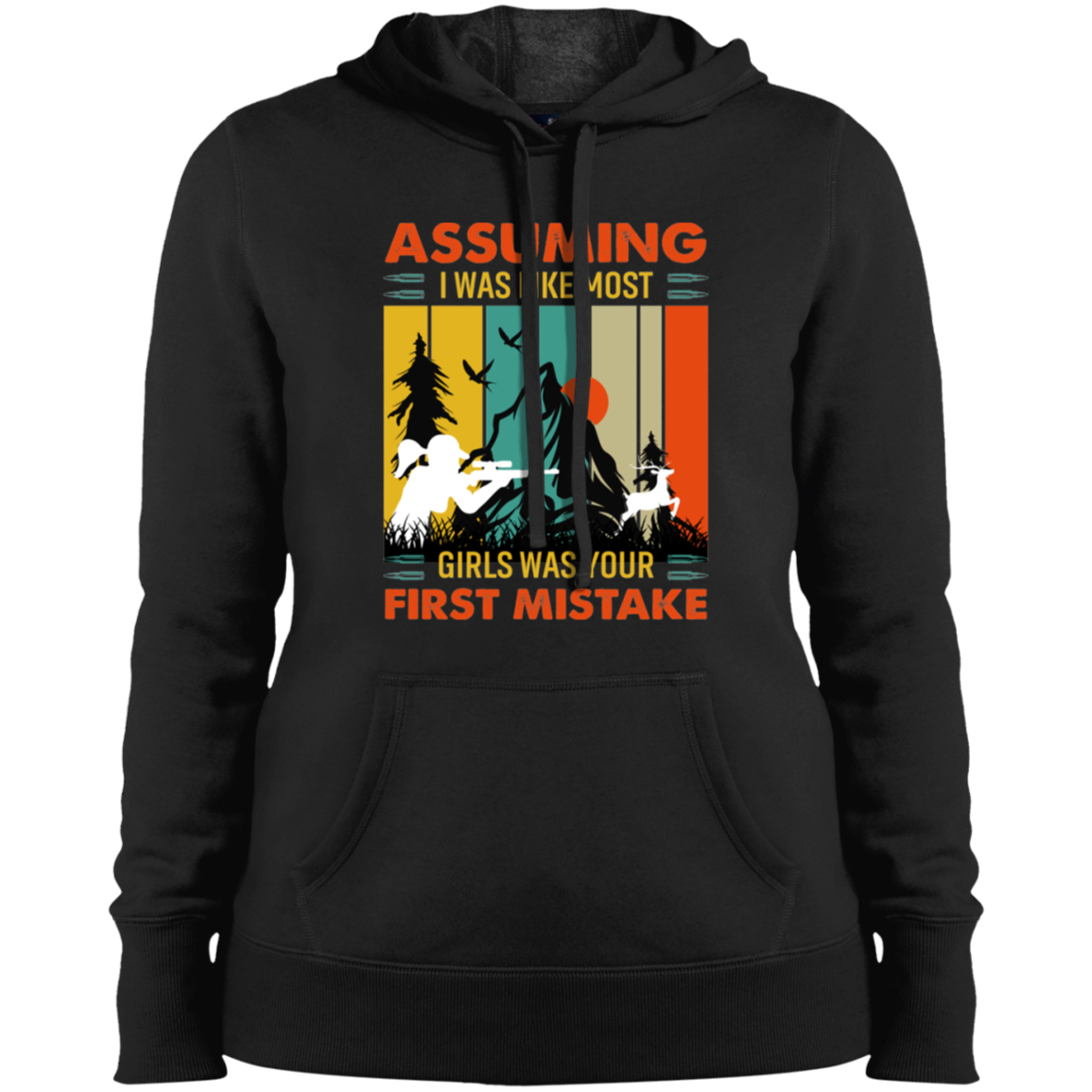 Ladies' Pullover Hooded Sweatshirt