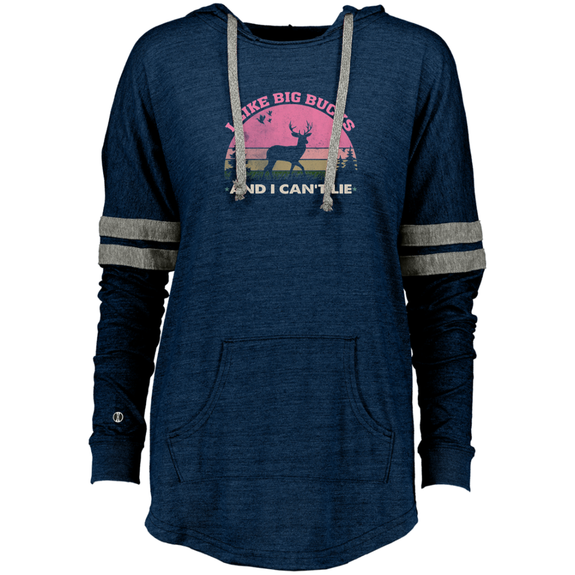 Ladies Hooded Low Key Pullover