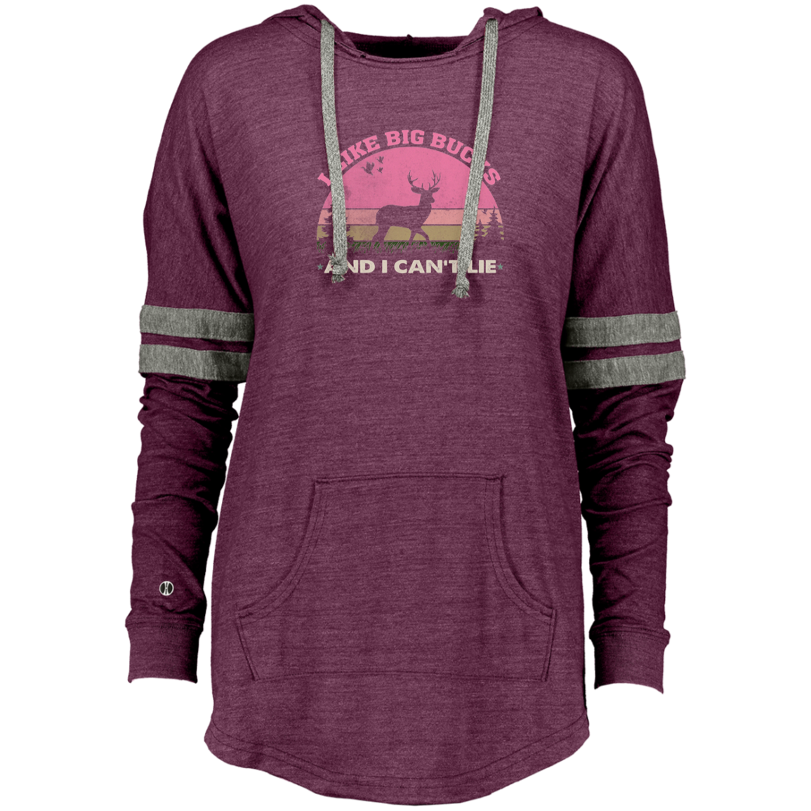 Ladies Hooded Low Key Pullover