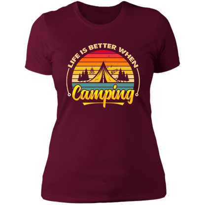 Ladies' Boyfriend T-Shirt_camping