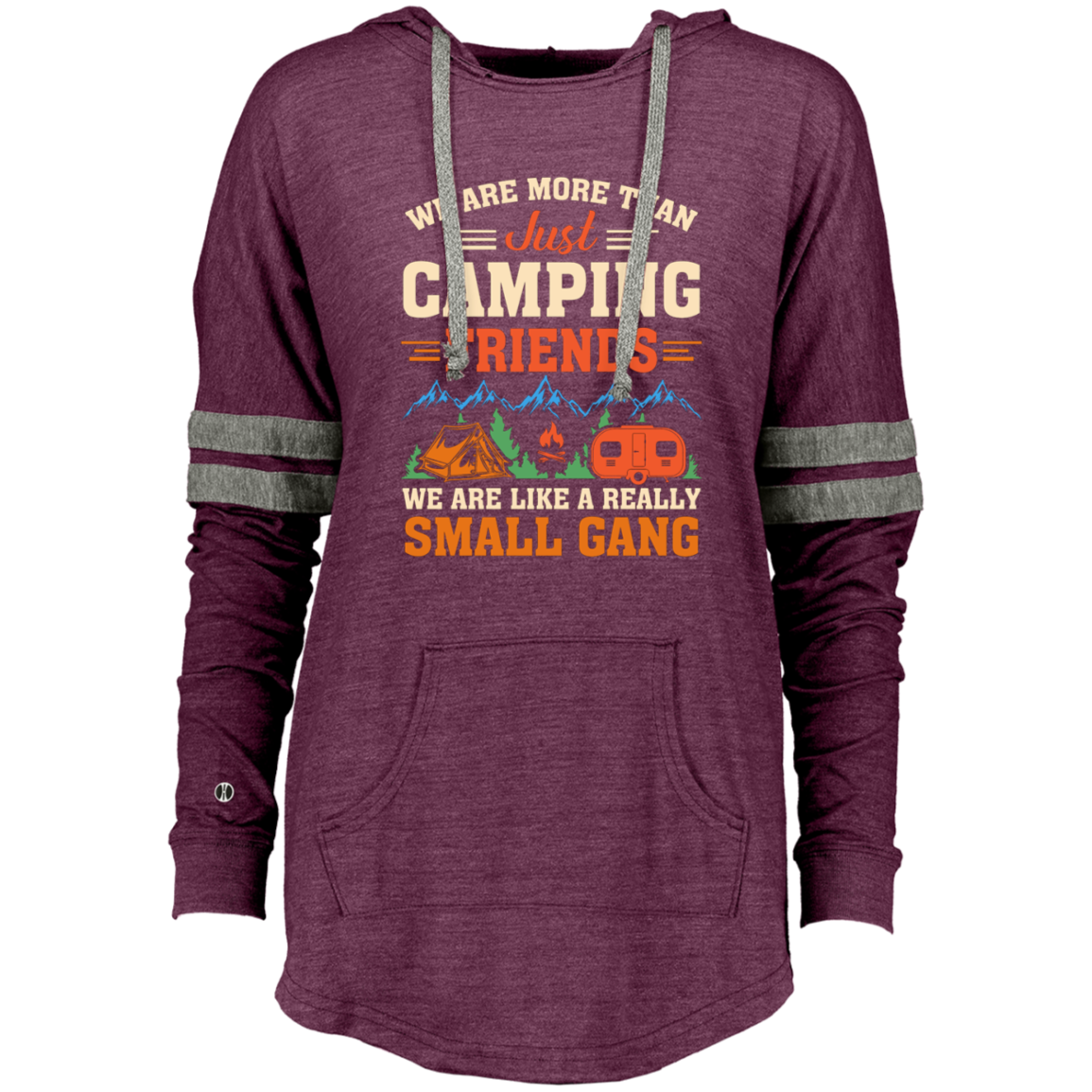 Untitled design Ladies Hooded Low Key Pullover_Camping Gang