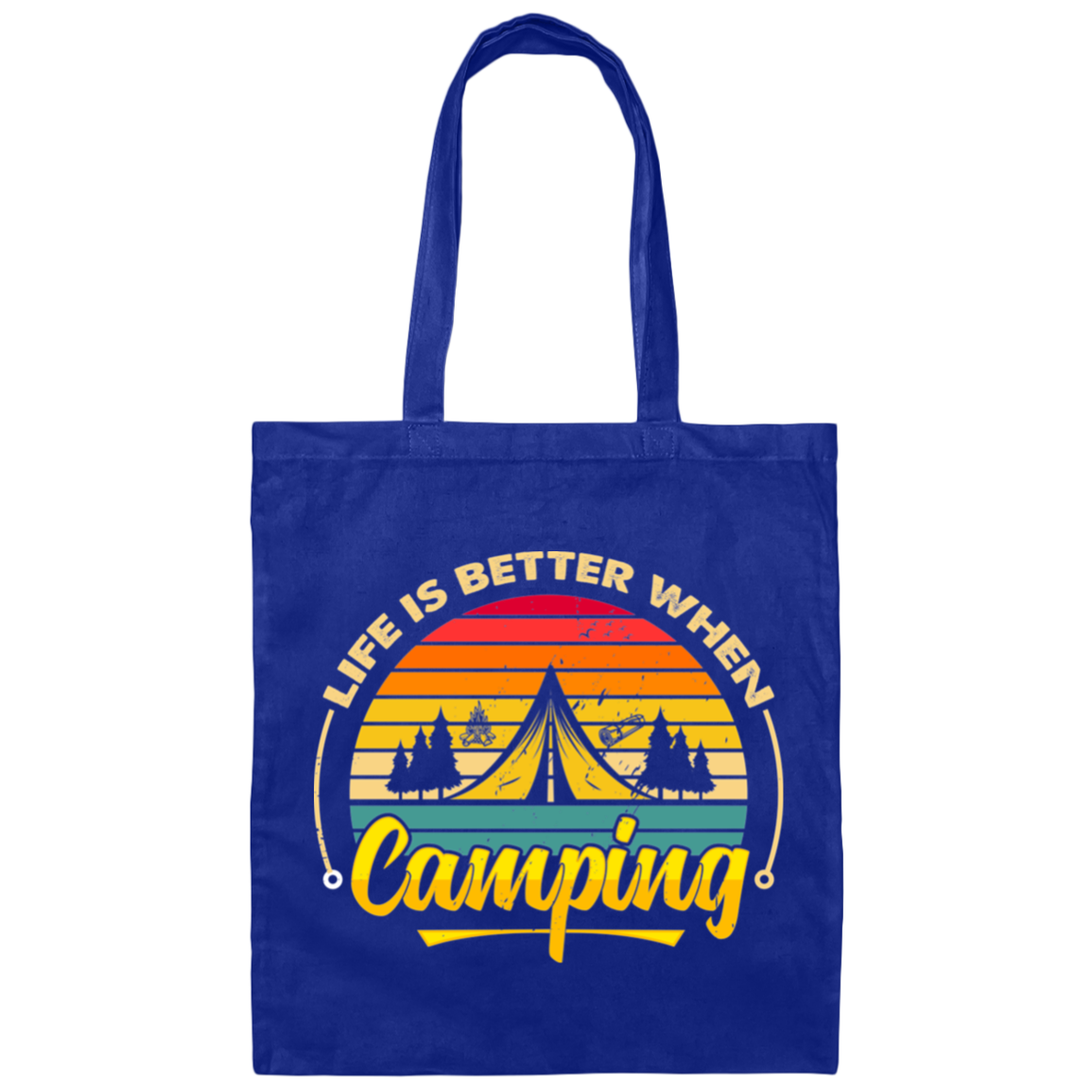 Canvas Tote Bag_camping