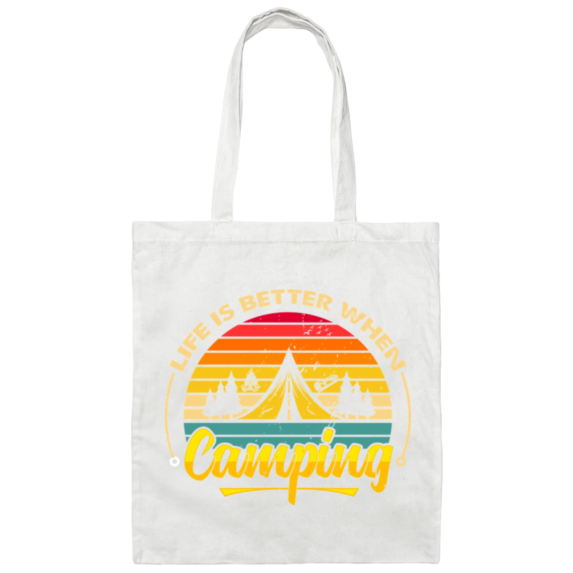 Canvas Tote Bag_camping