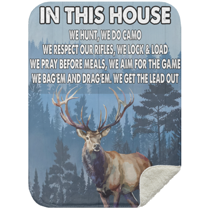 60x80 MSHS Mink Sherpa Blanket 30x40_Hunting