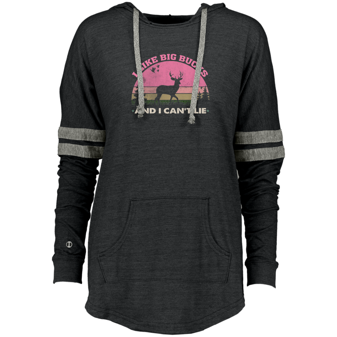 Ladies Hooded Low Key Pullover