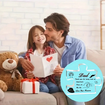 Dad Gifts - Acrylic Block Puzzle Decoration