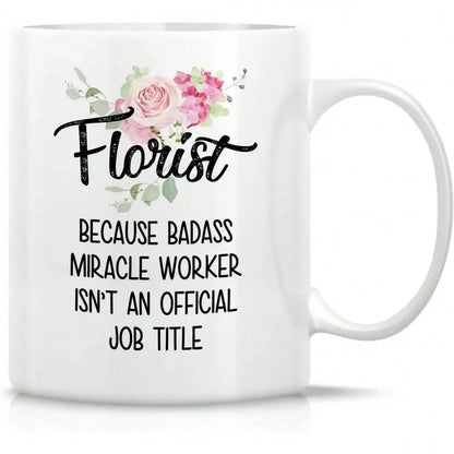 Funny White Ceramic Coffee Mug - 11oz Gift for Friends & Family