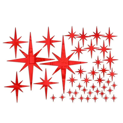 Star Mirror Wall Stickers - DIY Home Décor