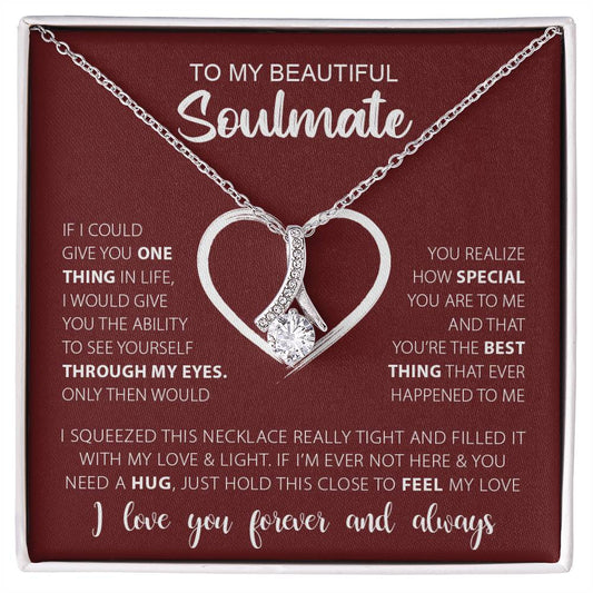 To My Beautiful Soulmate | Alluring Beauty necklace