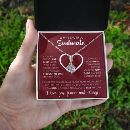 To My Beautiful Soulmate | Alluring Beauty necklace