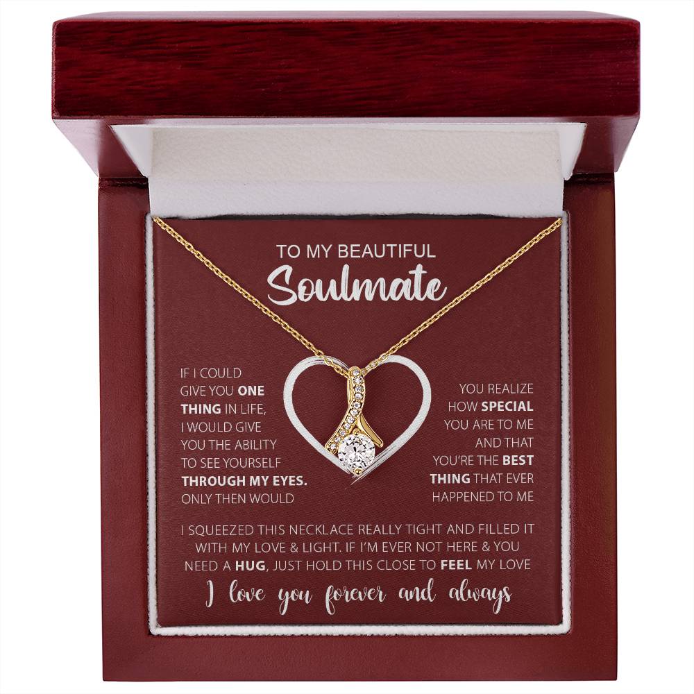 To My Beautiful Soulmate | Alluring Beauty necklace