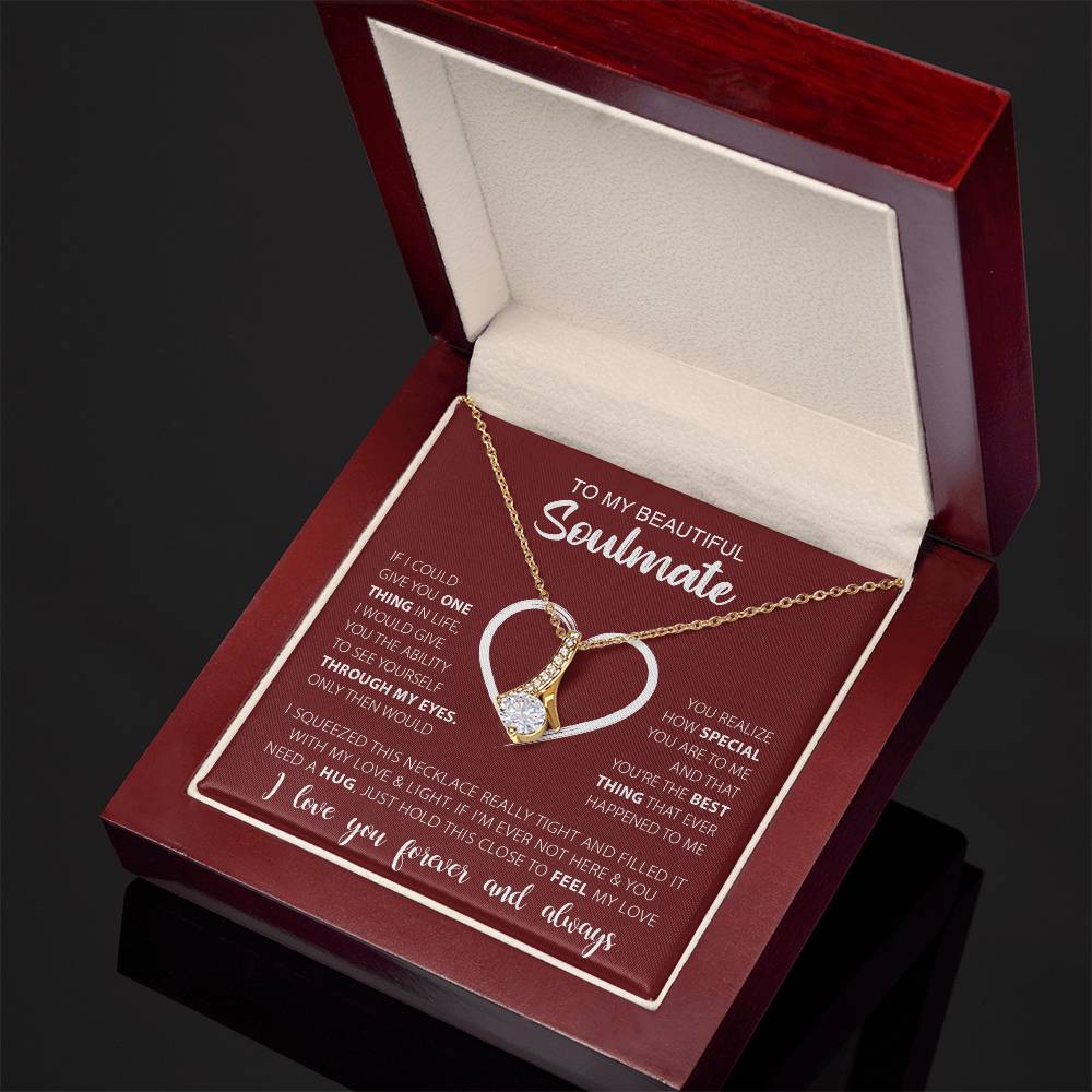 To My Beautiful Soulmate | Alluring Beauty necklace