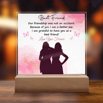 To My Bestfriend | I Love You | Acrylic Square Plaque