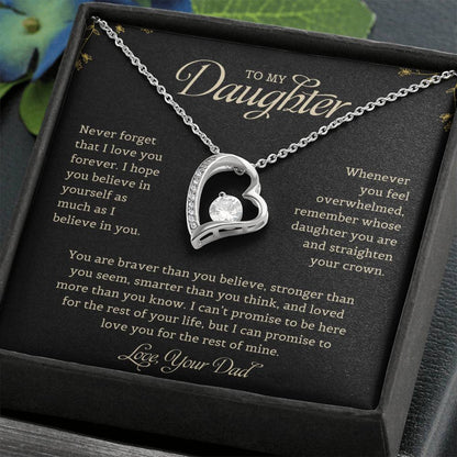 To My Daughter | Forever Love Necklace
