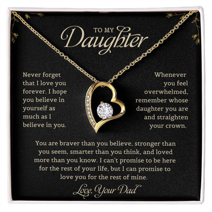To My Daughter | Forever Love Necklace