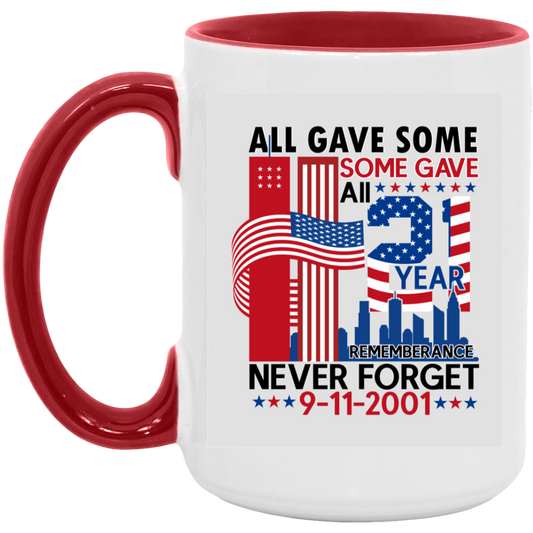 Remembering 9/11  15oz. Accent Mug